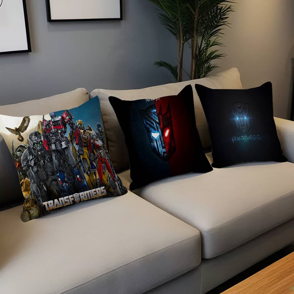Quality Home Textiles - غطاء وسادة مخصص على شكل تي-ترانسفورمرز،