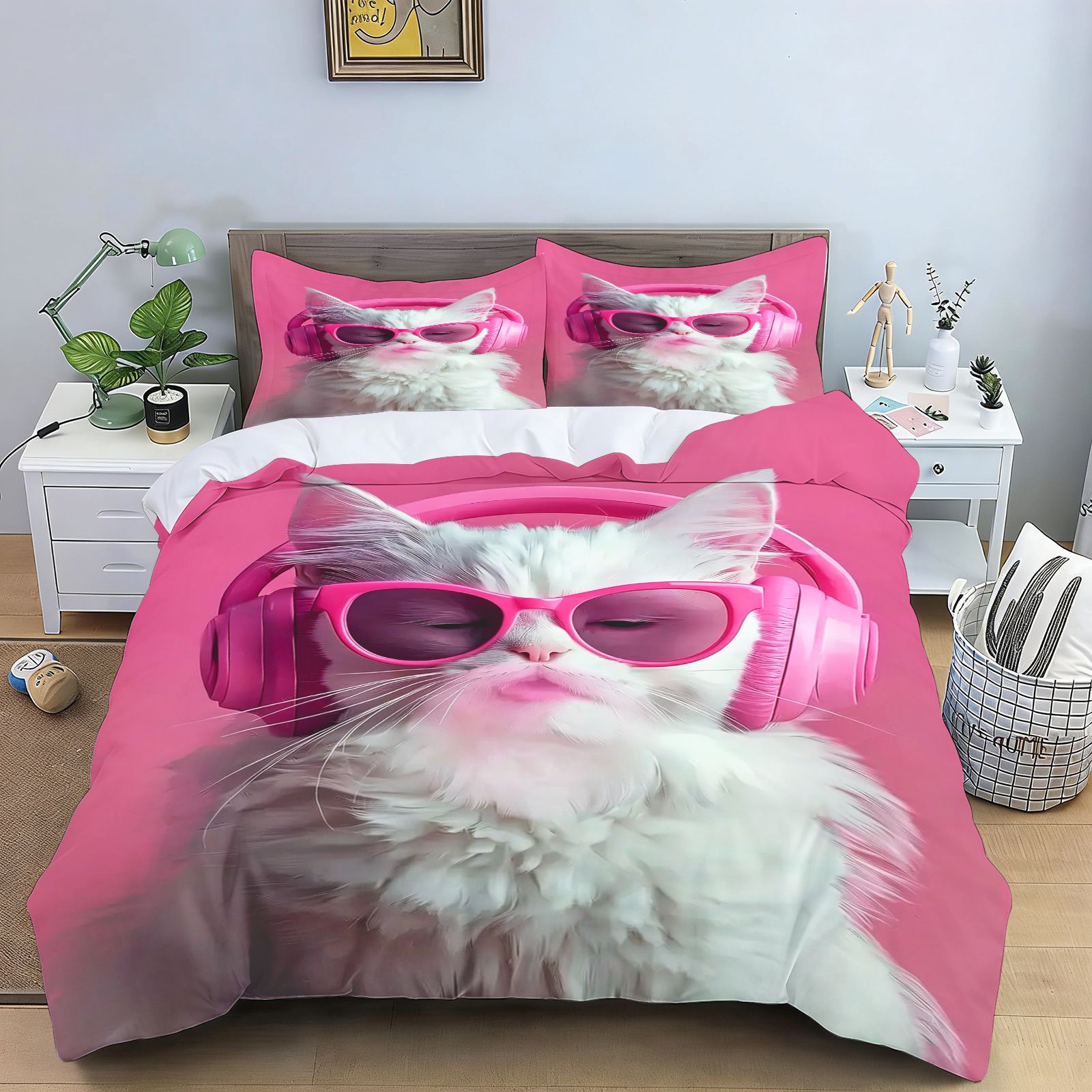 Home Textiles Bedding - طقم أغطية سرير بتصميم حيوانات هيب