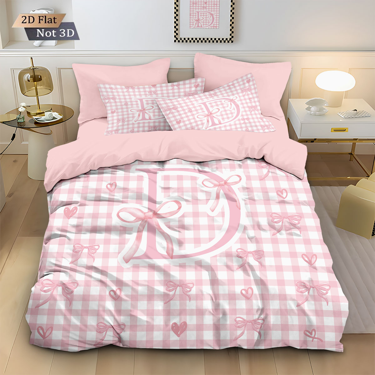 Home Textiles Bedding - طقم غطاء لحاف بدون قلب مطبوع