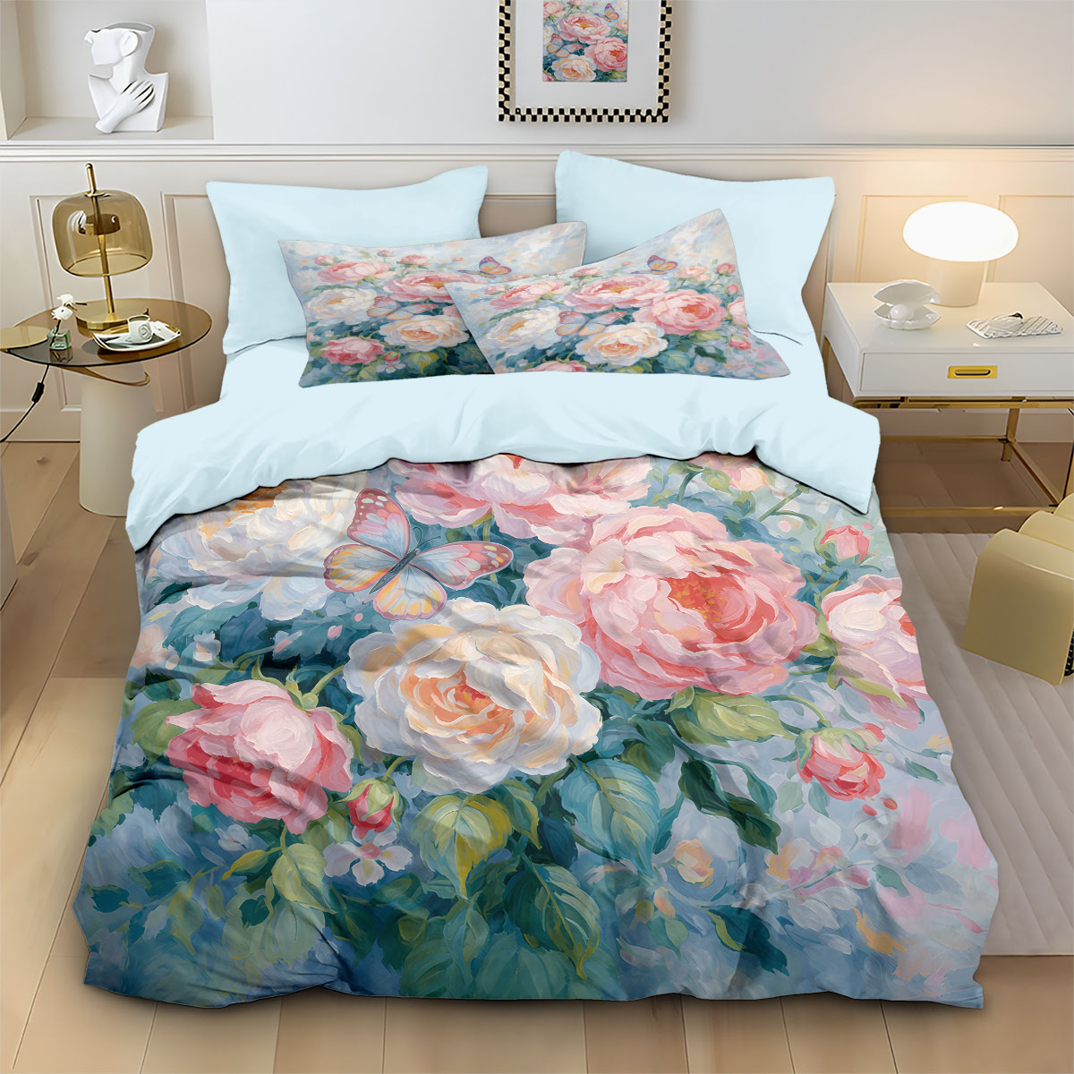 Home Textiles Bedding - طقم غطاء لحاف بدون حشوة مكون