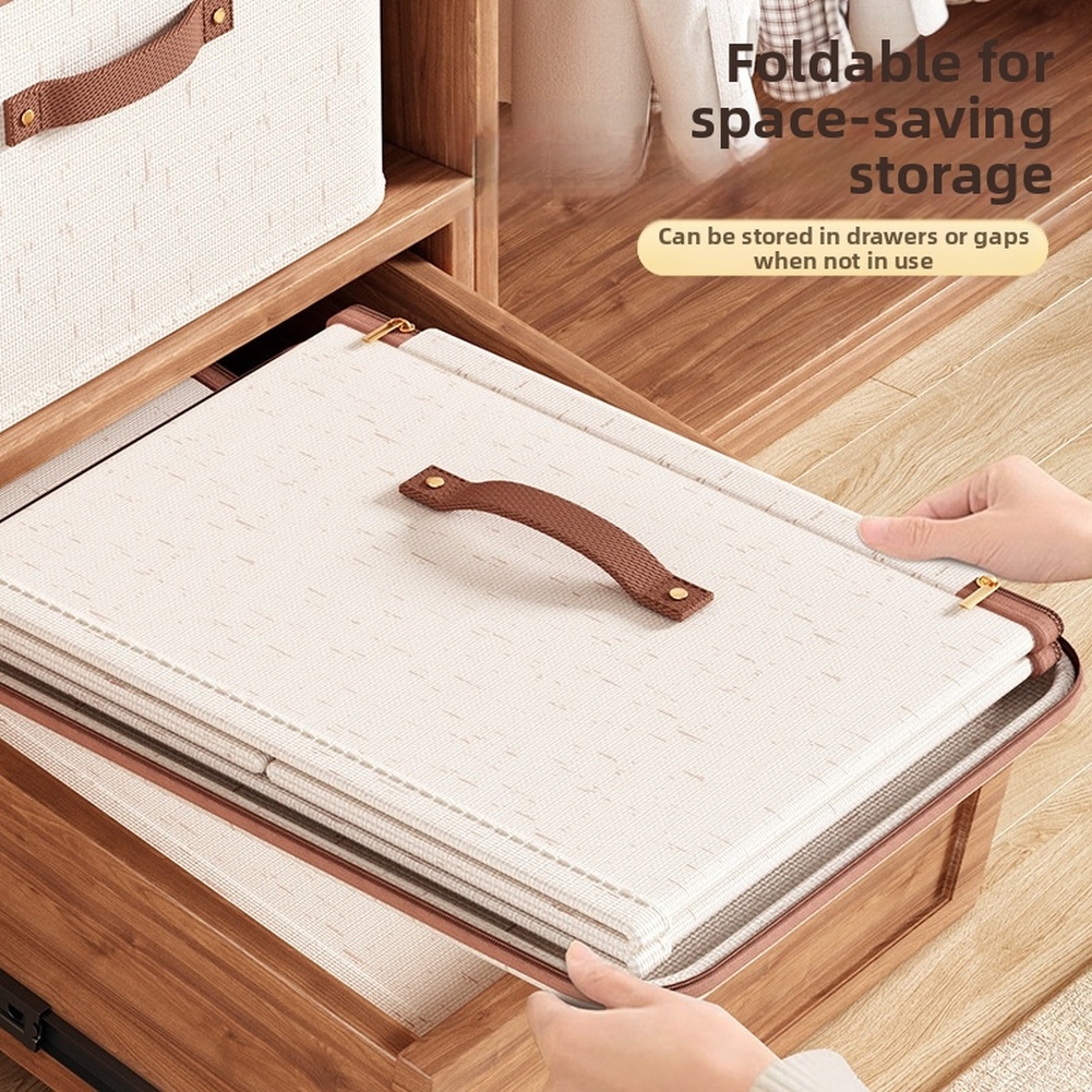 صندوق تخزين قابل للطي مع غطاء  - مراجعة Linum Home Textiles وسعره