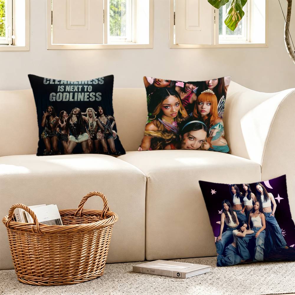 غطاء وسادة من مجموعة K-Katseye - مراجعة Home Textiles Group وسعره