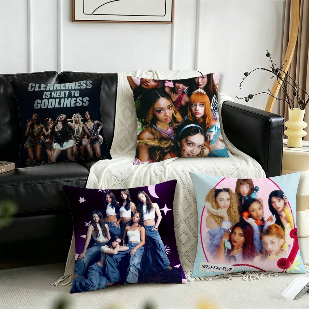 غطاء وسادة من مجموعة K-Katseye - مراجعة Home Textiles Group وسعره