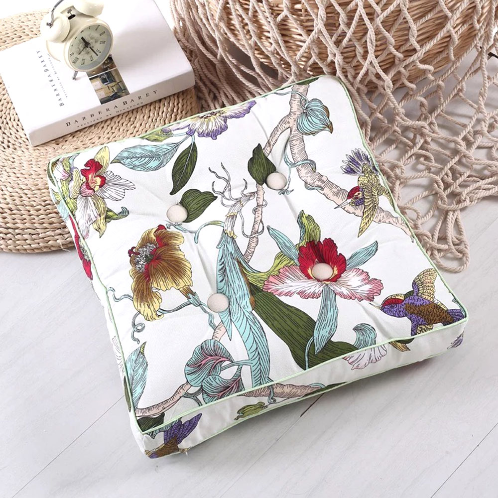 الطيور والزهور نمط الكتان نسيج - مراجعة Linum Home Textiles وسعره