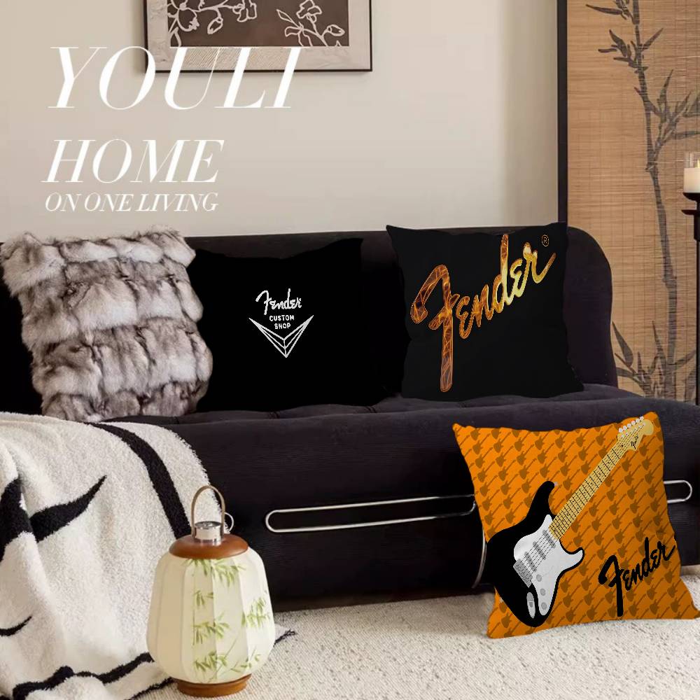 أغطية وسائد على شكل جيتار من F - مراجعة Quality Home Textiles وسعره