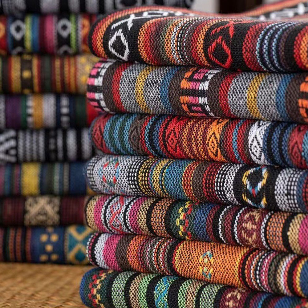 العرقية حقيبة الستار نسيج القط - مراجعة Linum Home Textiles وسعره