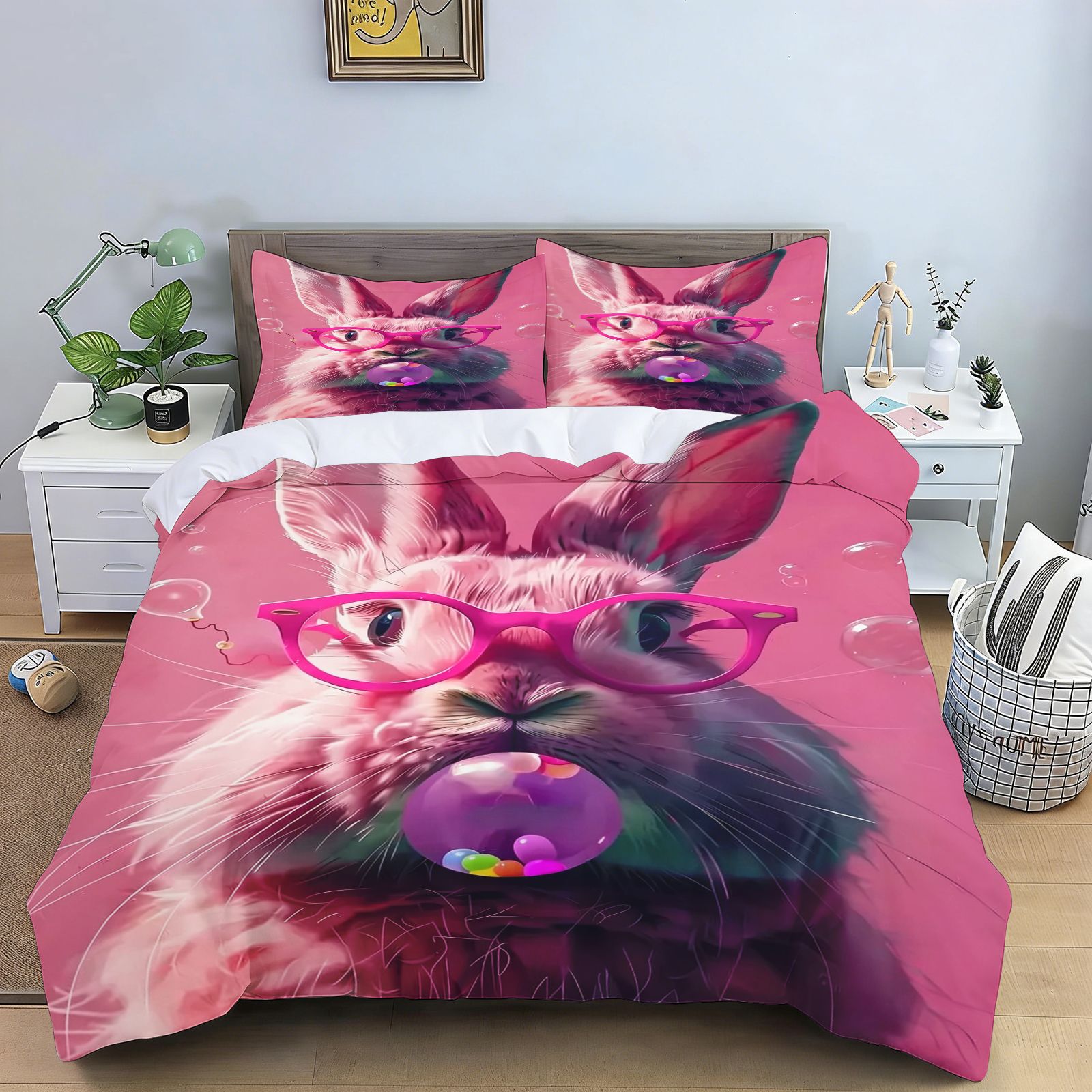 طقم أغطية سرير بتصميم حيوانات  - مراجعة Home Textiles Bedding وسعره