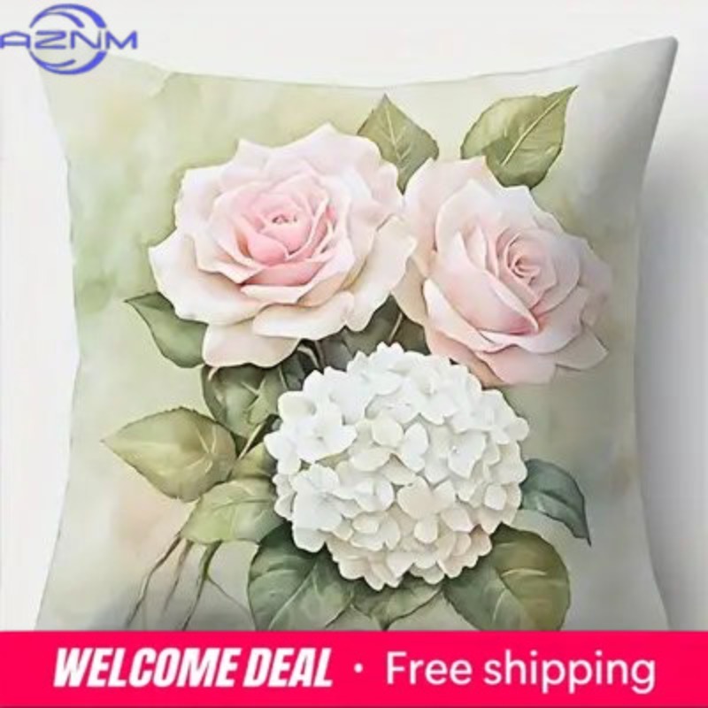 أغطية وسائد مزينة بالورود واله - مراجعة Quality Home Textiles وسعره