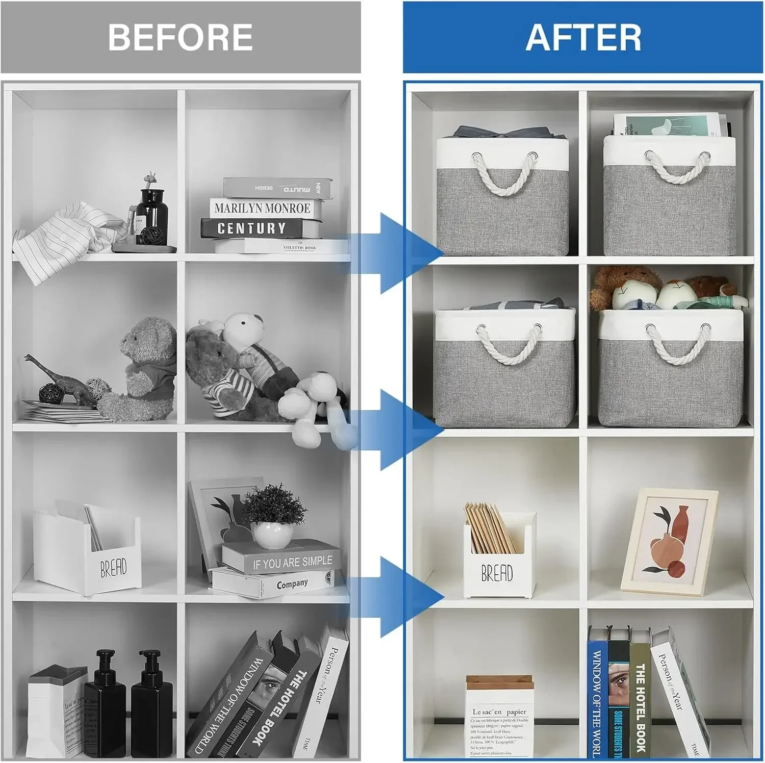 صندوق تخزين من الكتان قابل للط - مراجعة Linum Home Textiles وسعره