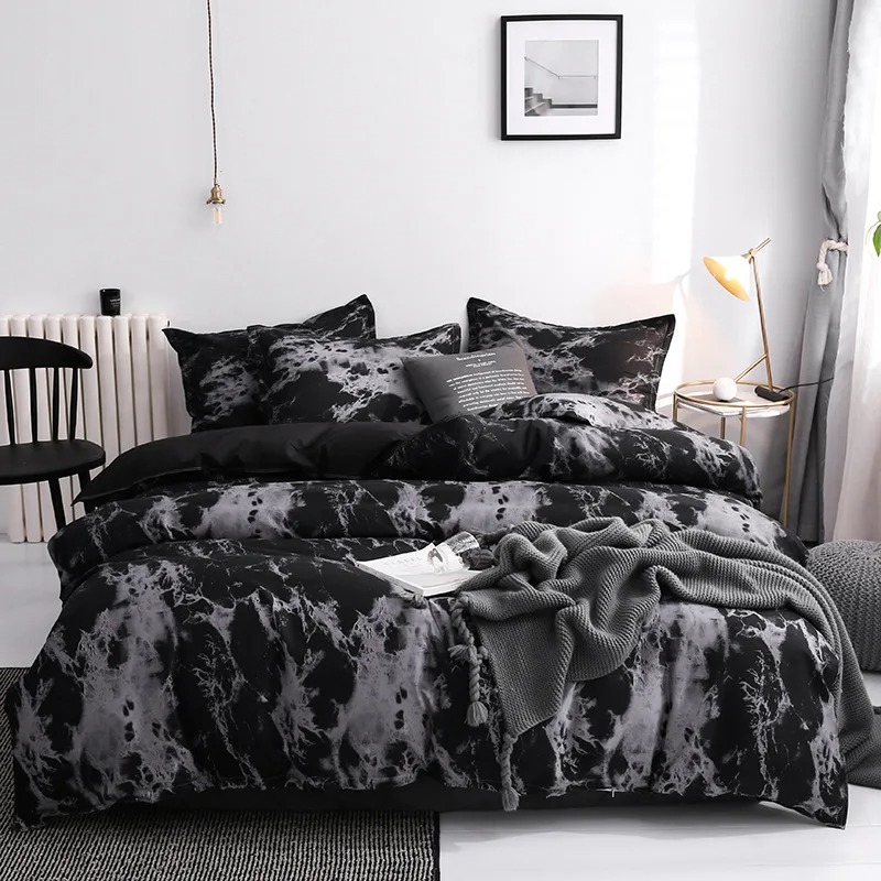 طقم لحاف سرير فاخر مع غطاء وسا - مراجعة Home Textiles Bedding وسعره