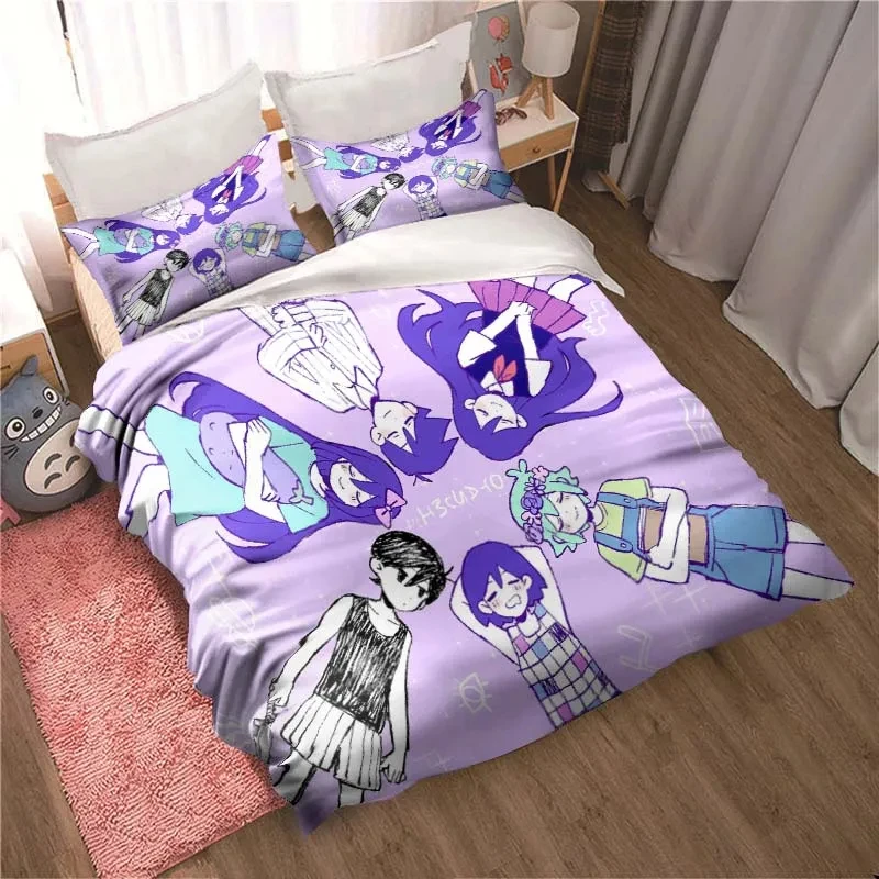 موضة ثلاثية الأبعاد مطبوعة أني - مراجعة Home Textiles Bedding وسعره