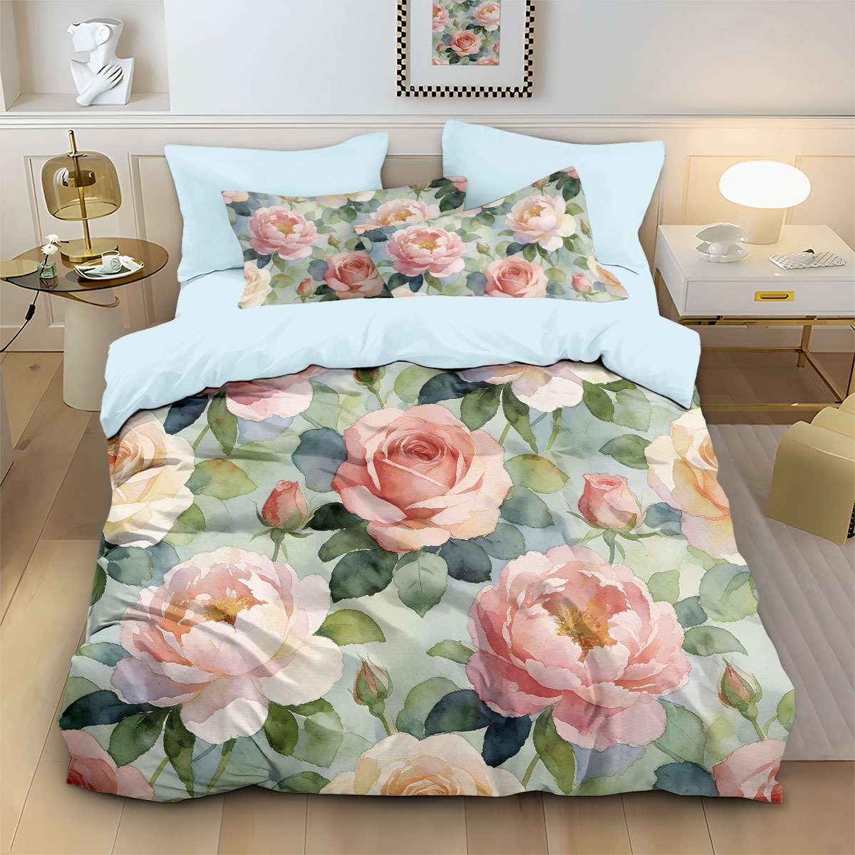 طقم غطاء لحاف بدون حشوة مكون م - مراجعة Home Textiles Bedding وسعره